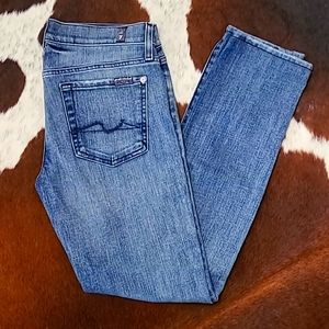 7 For All Mankind Denim "Roxanne" Style Skinny Jeans